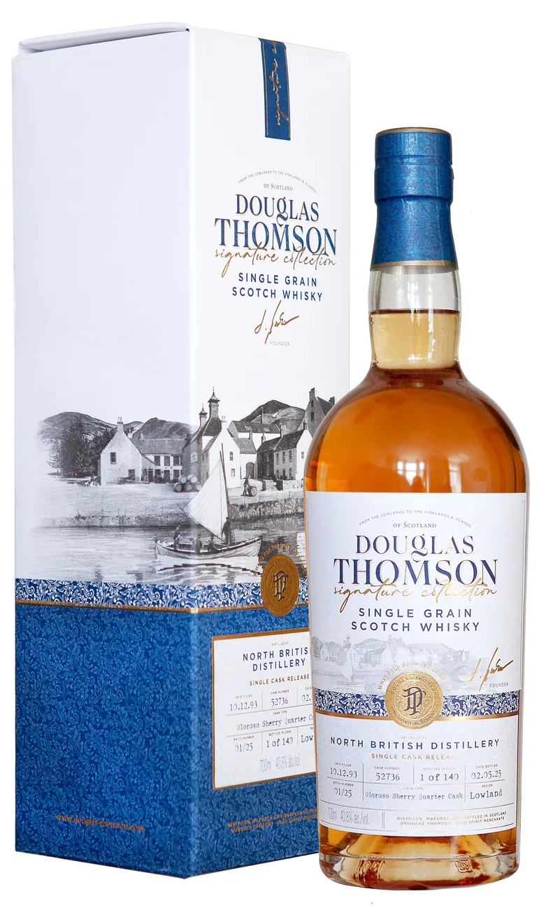 Douglas Thomson North British 31 Jahre Single Grain Oloroso Quarter Cask 40,8% Vol. 0,7l