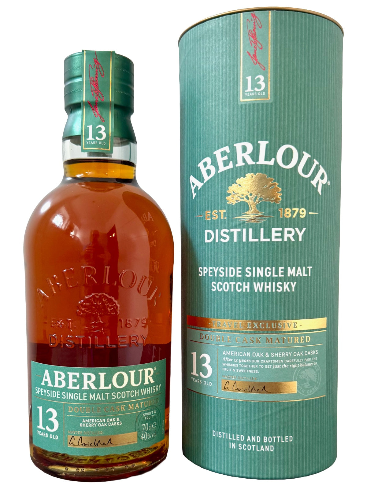 Aberlour 13 Jahre Travel Exclusive Double Cask Speyside Single Malt 40% Vol. 0,7l