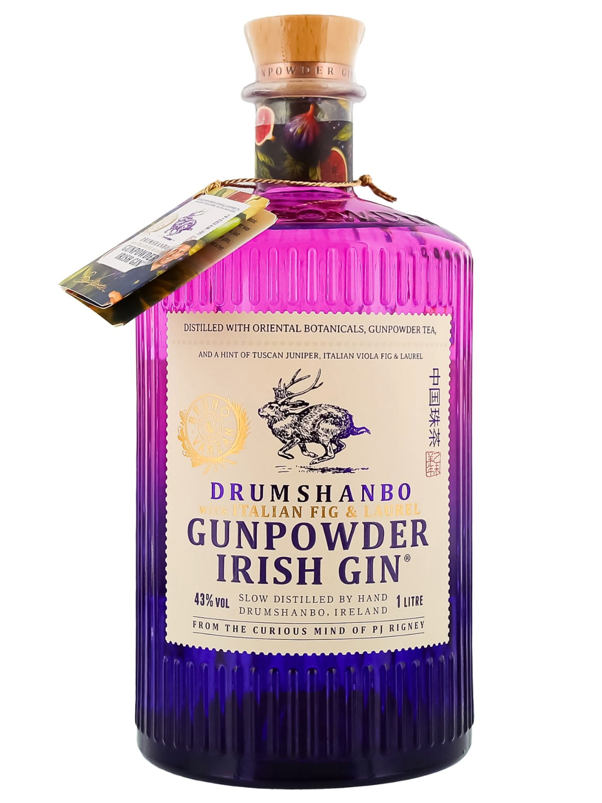 Drumshanbo Gunpowder Irish Gin Italian Fig & Laurel 43% Vol. 1,0l