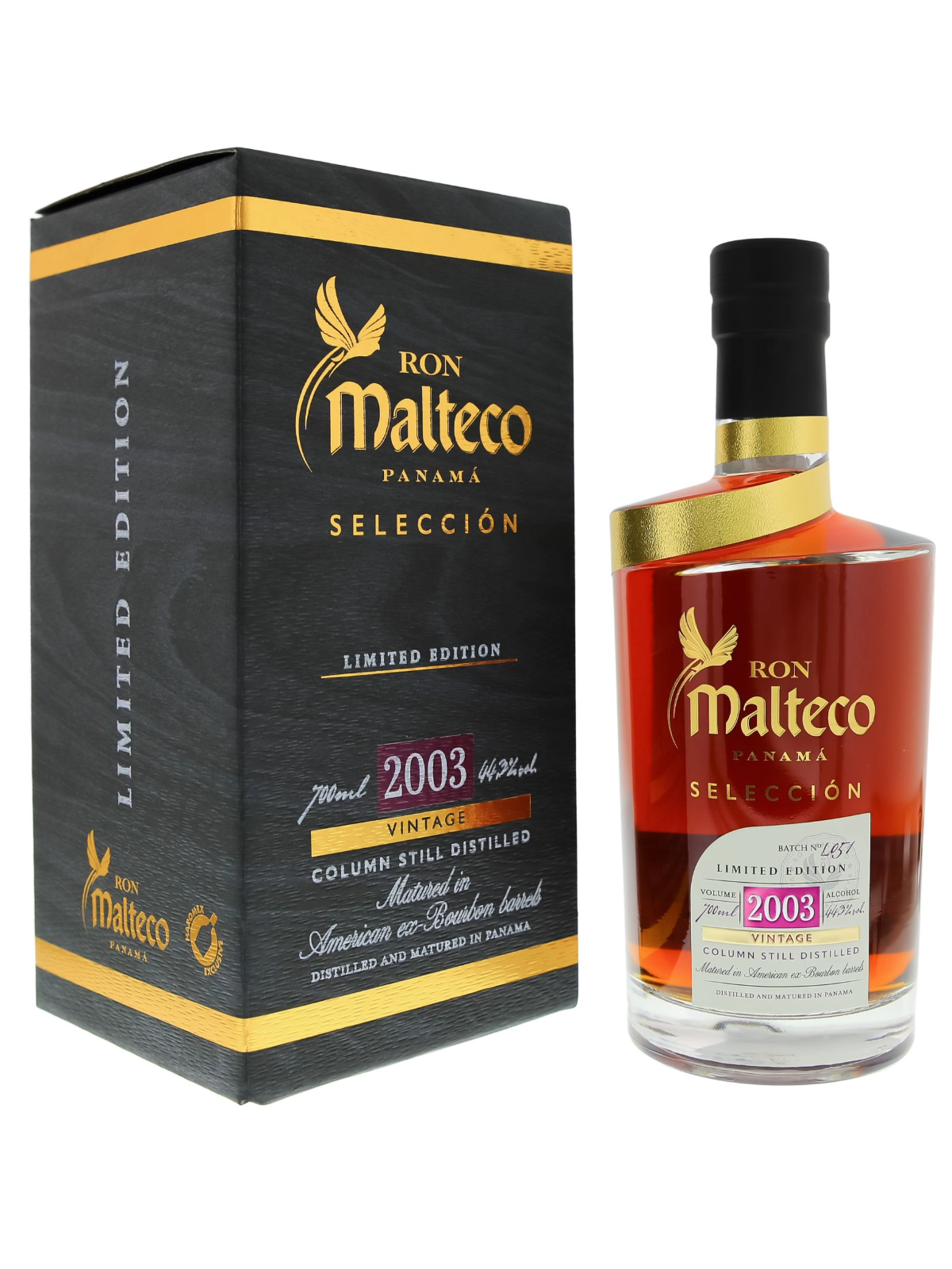 Ron Malteco Selección 2003 Limited Edition 0,7l mit Geschenkbox