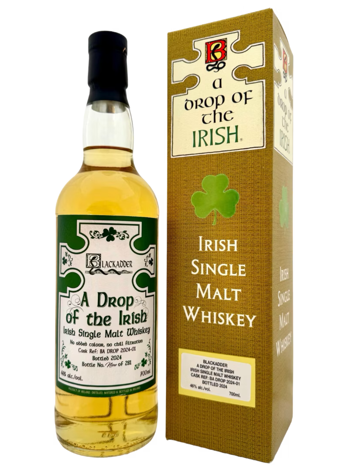 Blackadder A Drop of the Irish Single Malt Irish Whiskey 46% Vol. 0,7l