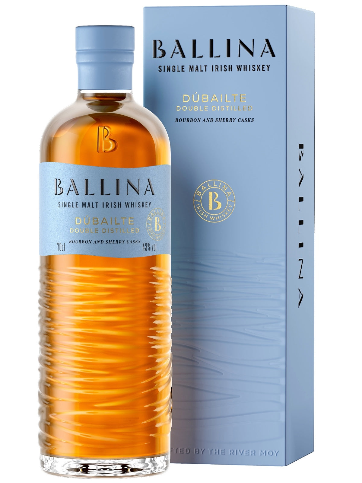 Ballina Dúbailte Double Distilled Single Malt Irish Whiskey 43% Vol. 0,7l