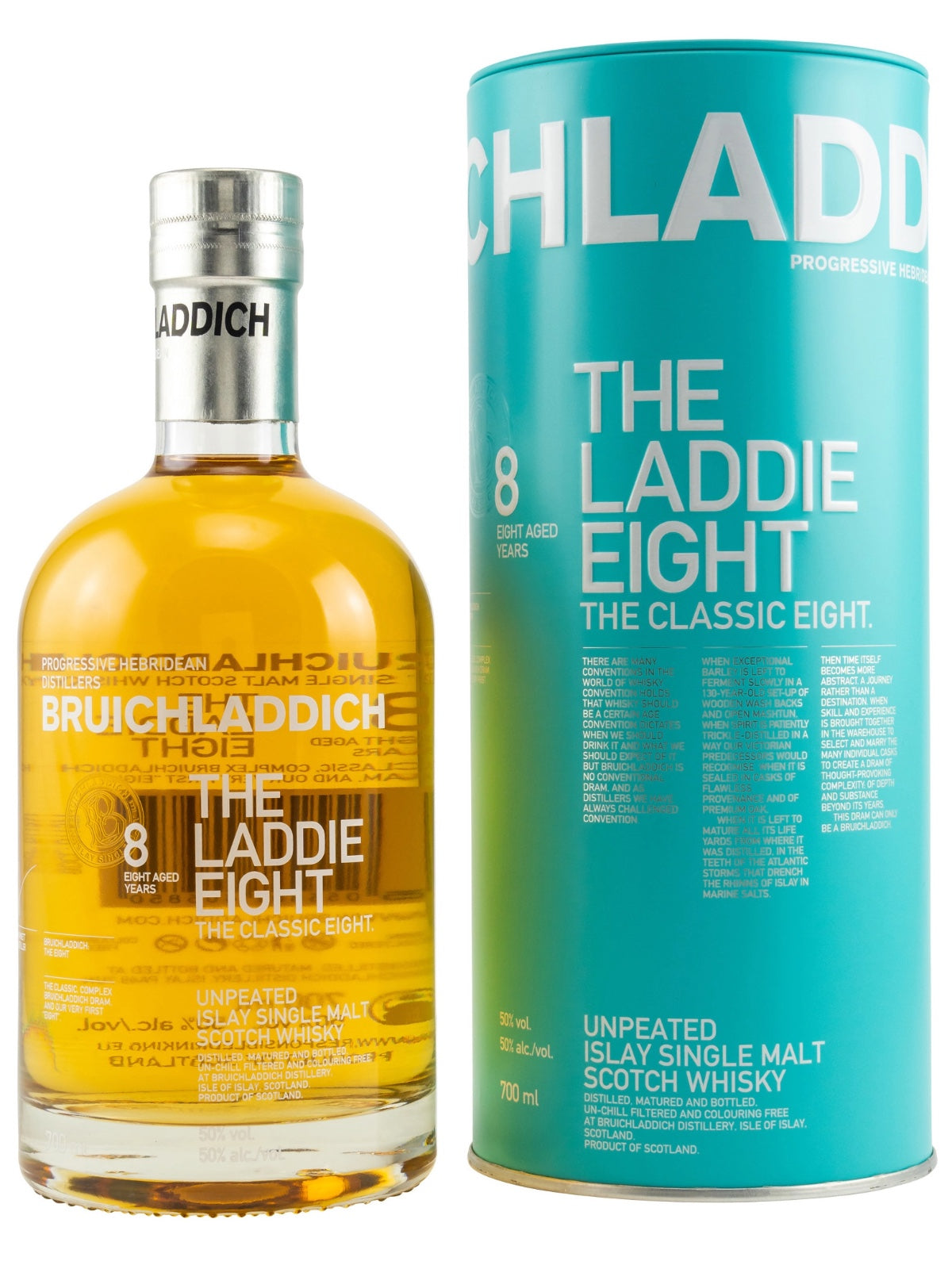Bruichladdich The Laddie Eight 8 Jahre Unpeated Islay Single Malt