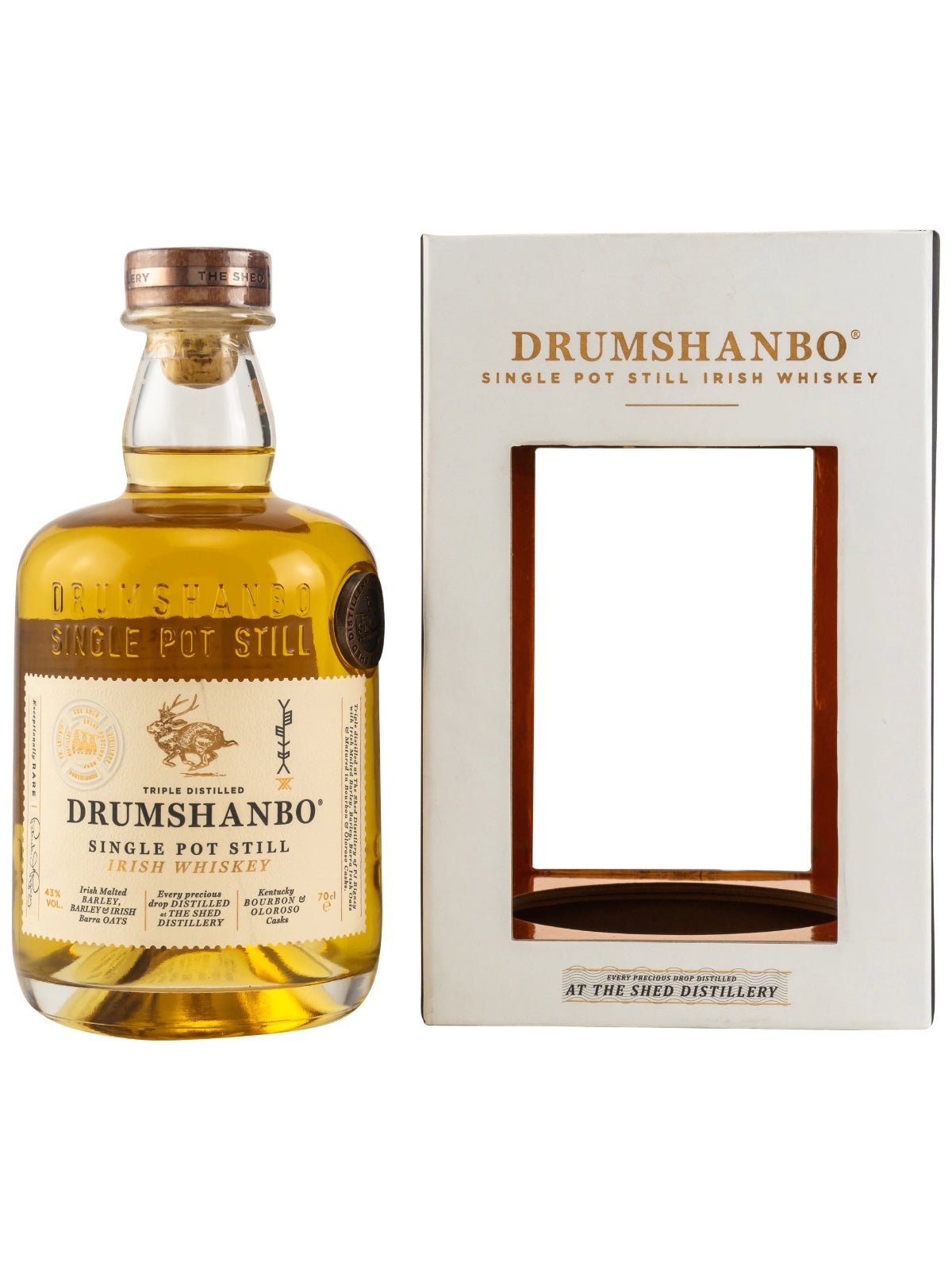Drumshanbo Single Pot Still Irish Whiskey 43% Vol. 0,7l