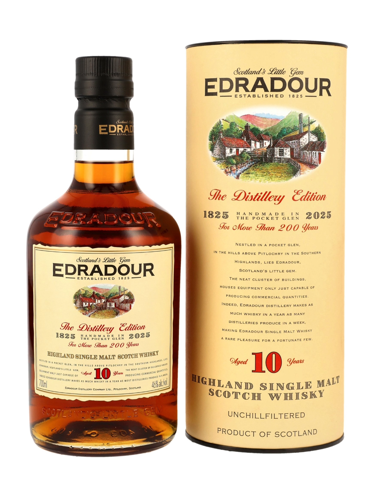 Edradour 10 Jahre Oloroso Sherry Casks 200 Years Edition 46% Vol. 0,7l