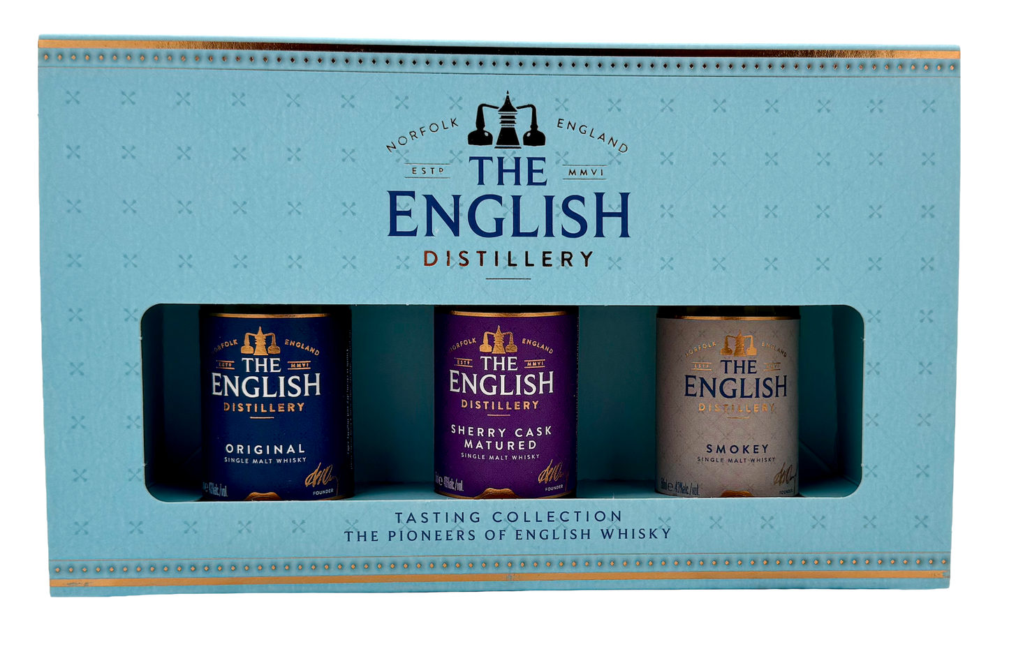 The English Distillery Gift Set Tasting-Set 3 x 5cl, insg. 15cl, 44% Vol. 0,15l