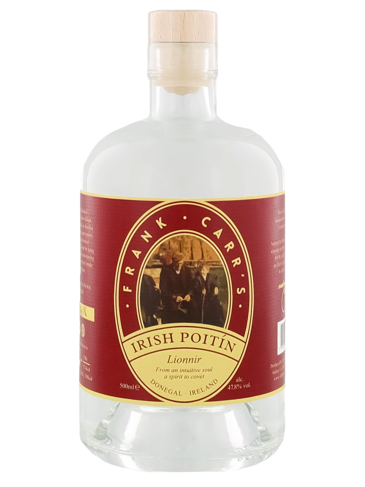 Frank Carr's Lionnir Irish Poitín 47,8% Vol. 0,5l
