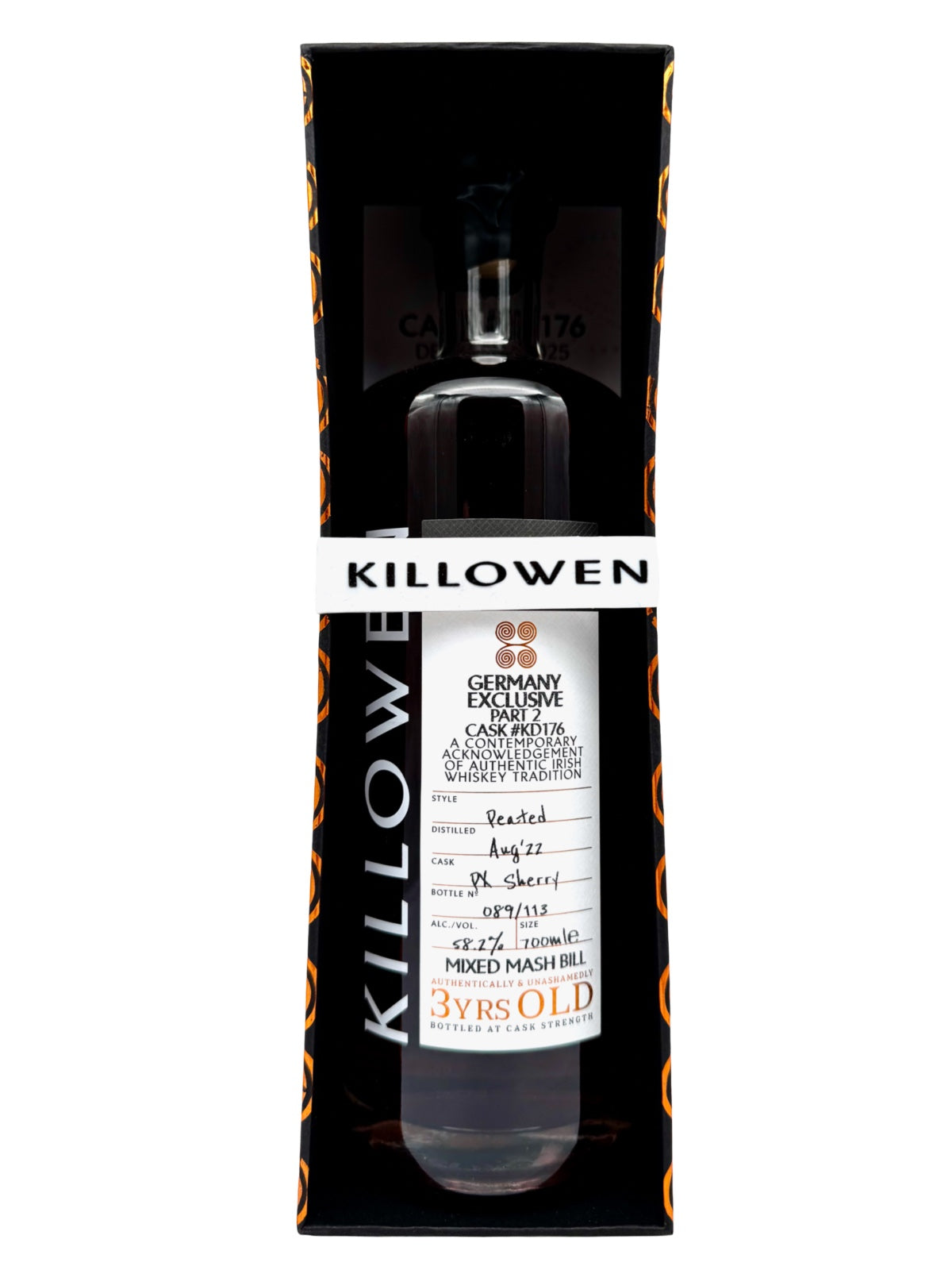 Killowen Barántúil Germany Exclusive No. 2 Cask #KD176 Irish Whiskey 58,2% Vol. 0,7l