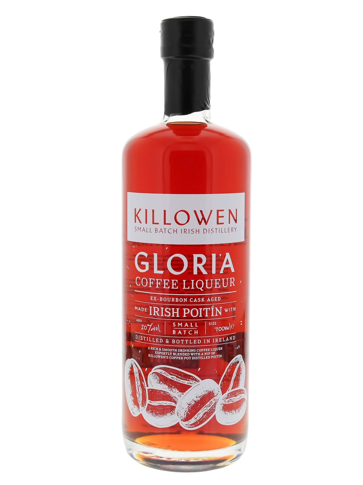 Killowen Gloria Cask Aged Coffee Liqueur 0,7l 20% Vol.