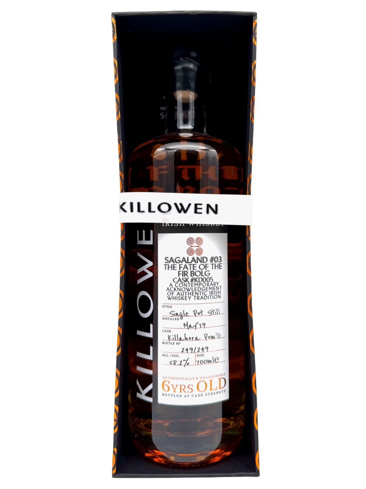 Killowen Barántúil Sagaland #03 The Fate of the Fir Bolg 6 Jahre Cask #KD005 Single Pot Still 58,2% Vol. 0,7l