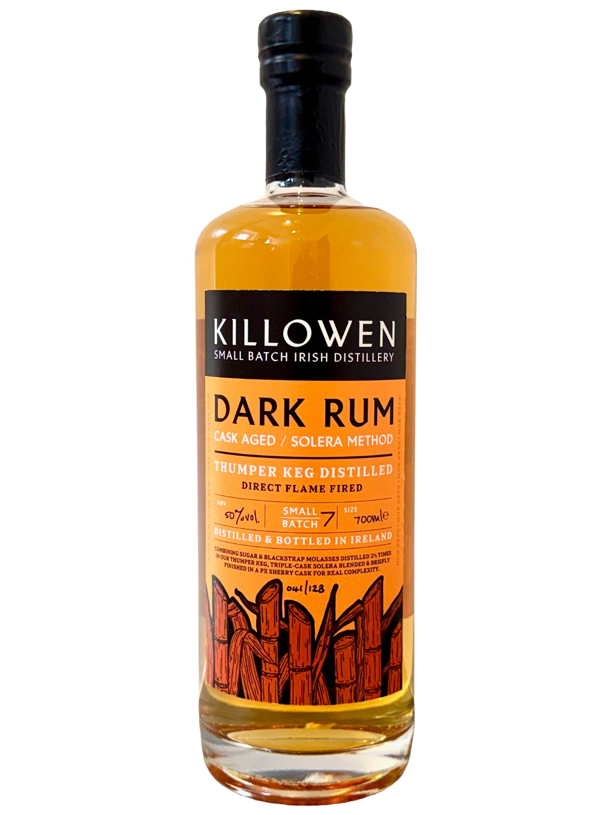 Killowen Solera Cask Aged Dark Rum 0,7l 50% Vol.
