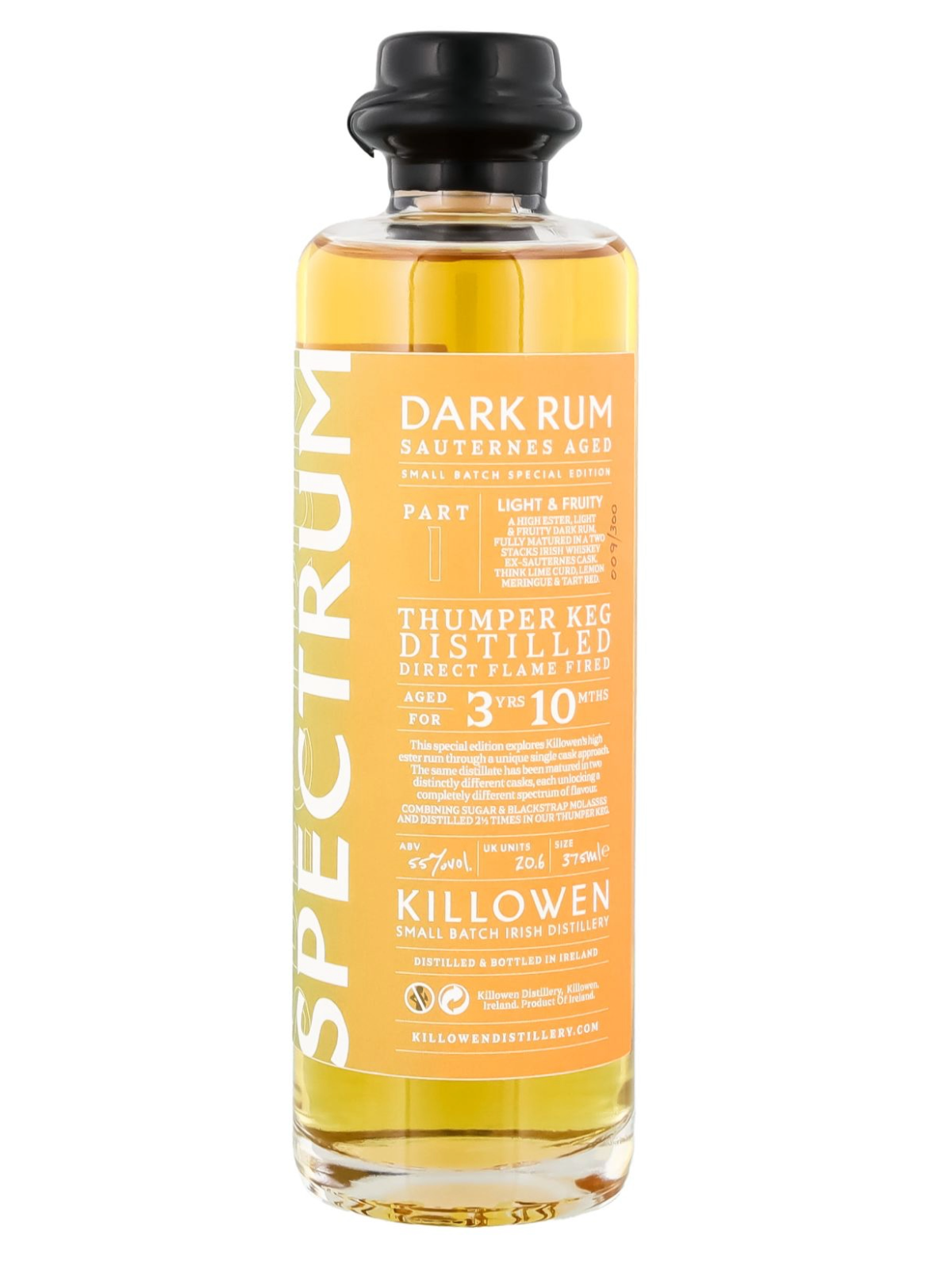 Killowen Spectrum Part I Dark Sauternes Cask Aged Rum Special Edition 55% Vol. 0,375l