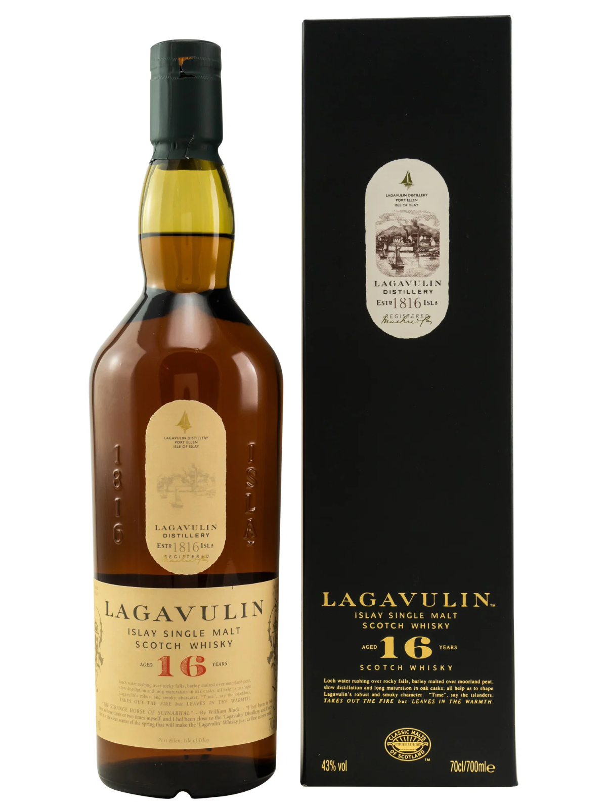 Lagavulin 16 Jahre Islay Single Malt 43% Vol. 0,7l