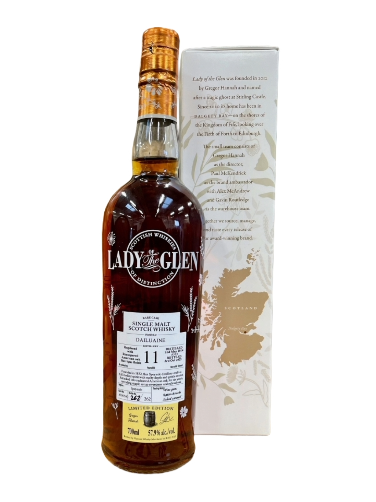 Lady of the Glen Dailuaine 11 Jahre Recoopered US Oak Barrique Finish 57,9% Vol. 0,7l