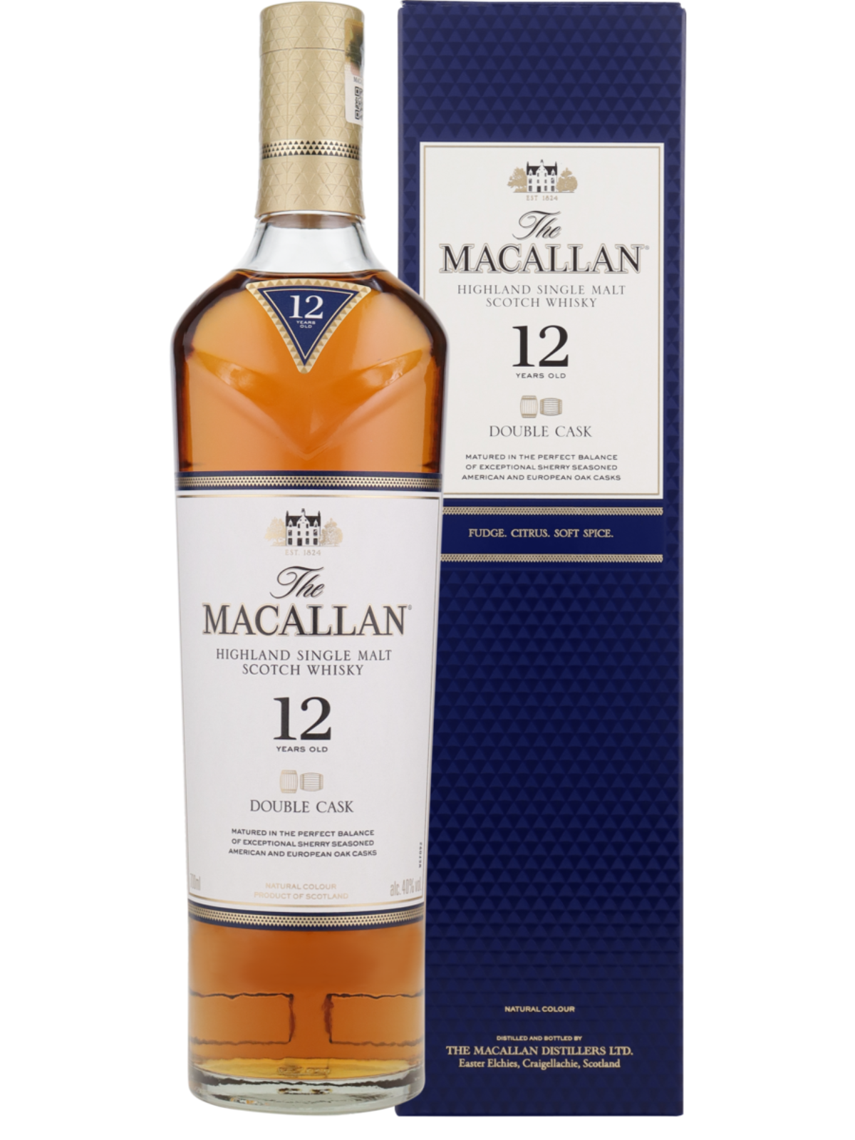 The Macallan 12 Jahre Double Cask Highland Single Malt Scotch Whisky 40% Vol. 0,7l