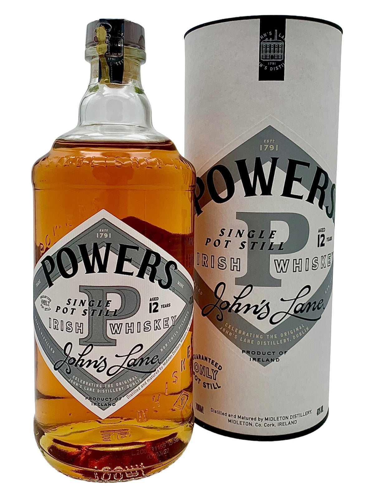 Powers John's Lane 12 Jahre Single Pot Still Irish Whiskey 46% Vol. 0,7l