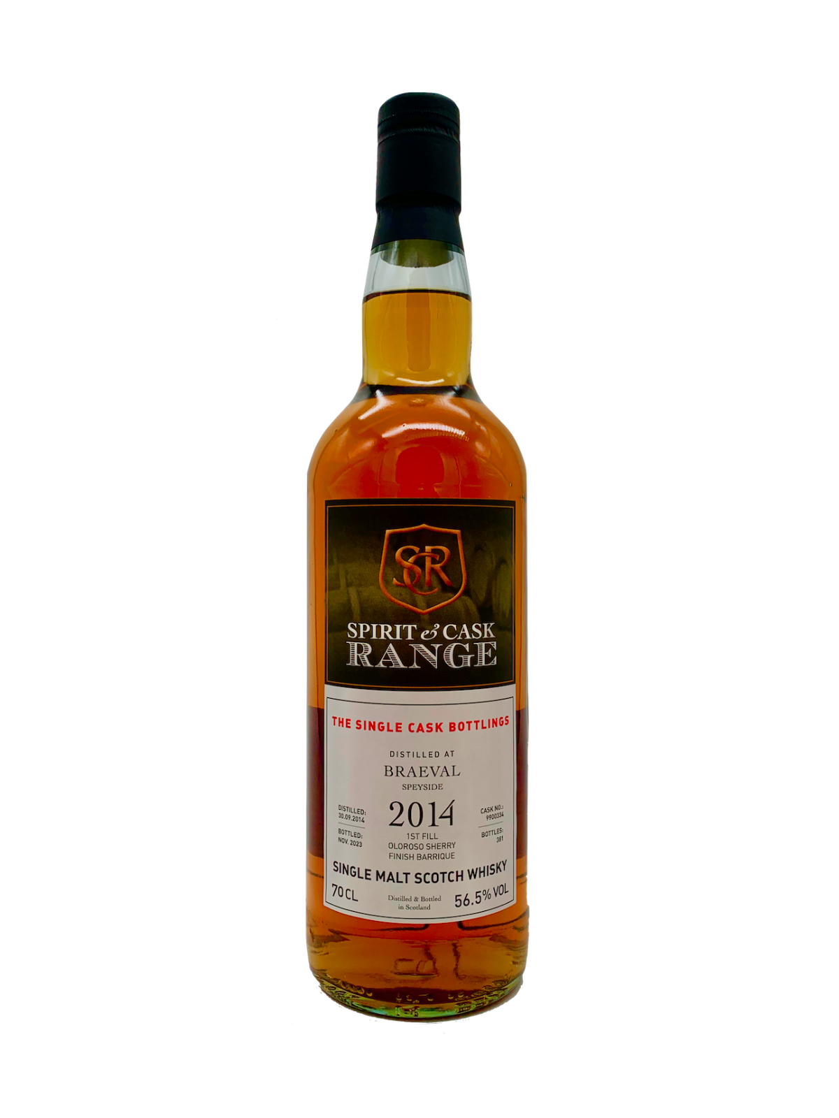 Braeval 2014/2023 Single Cask Oloroso Sherry Spirit & Cask Range 56,5% Vol. 0,7l