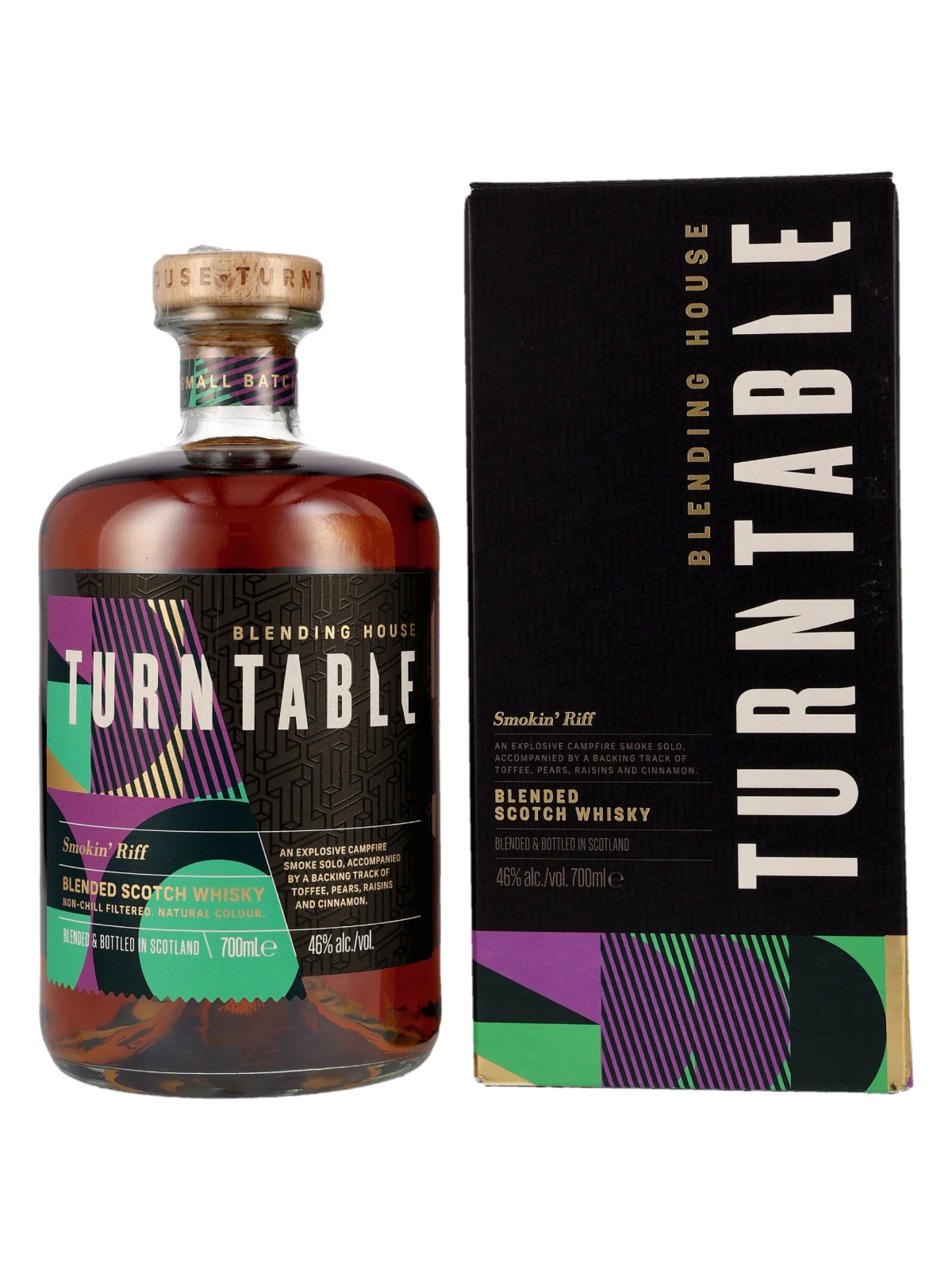 Turntable Blending House Smokin' Riff Blended Scotch Whisky 46% Vol. 0,7l