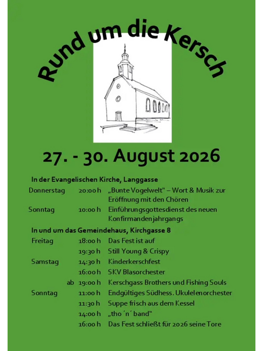 Rund um die Kersch 28. & 29.08.2026