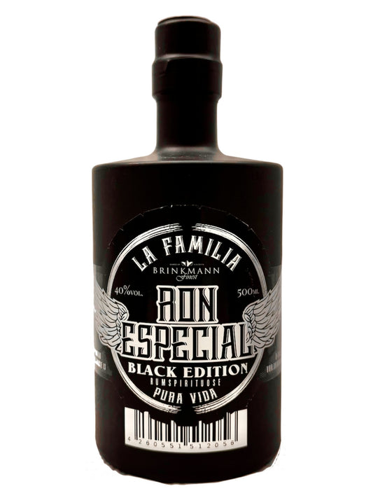 Brinkmann Finest La Familia Ron Especial Black Edition Rum-Spirituose 42% Vol. 0,5l
