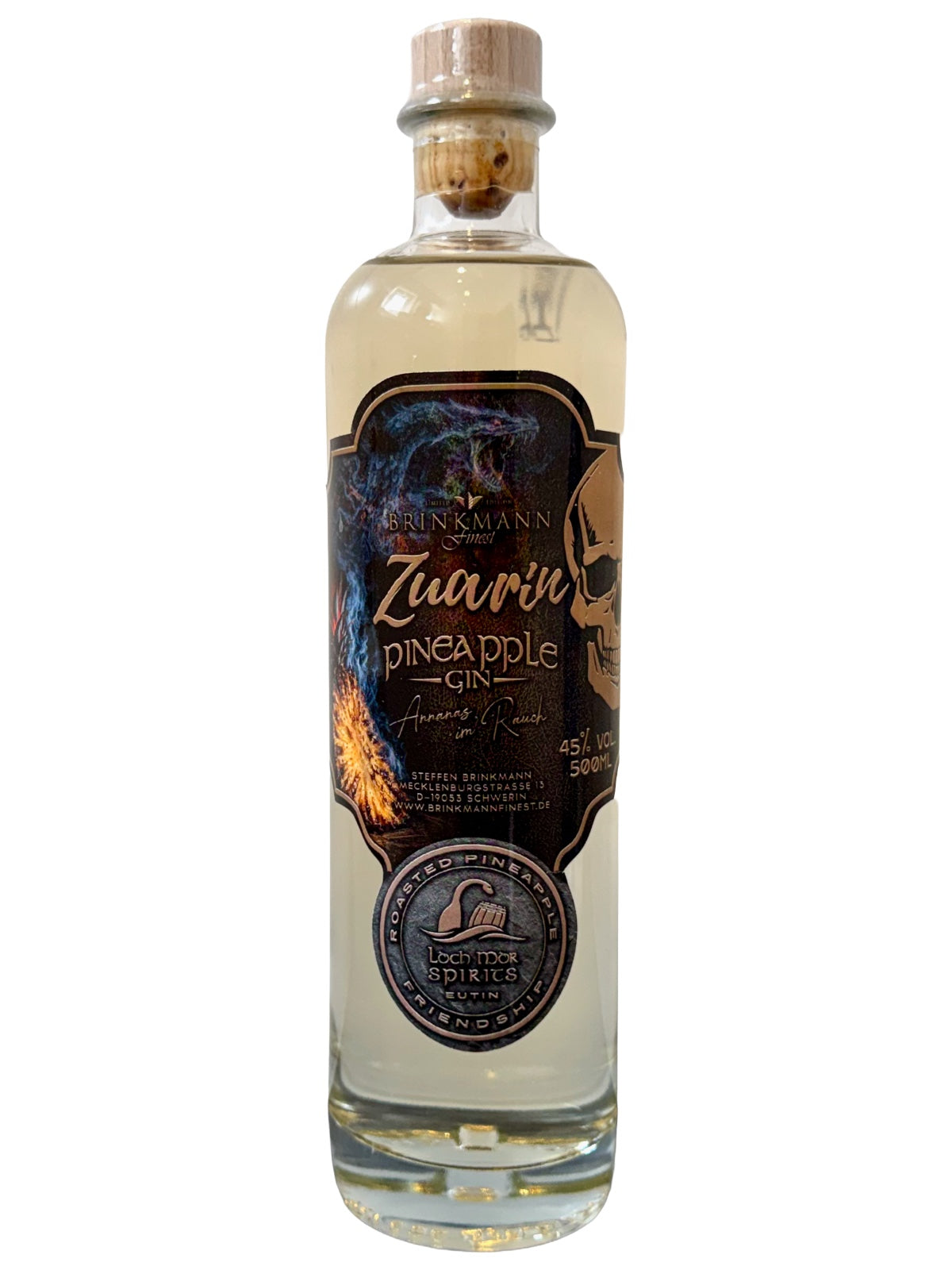 Brinkmann Finest Zuarin Pineapple Gin 45% Vol. 0,5l