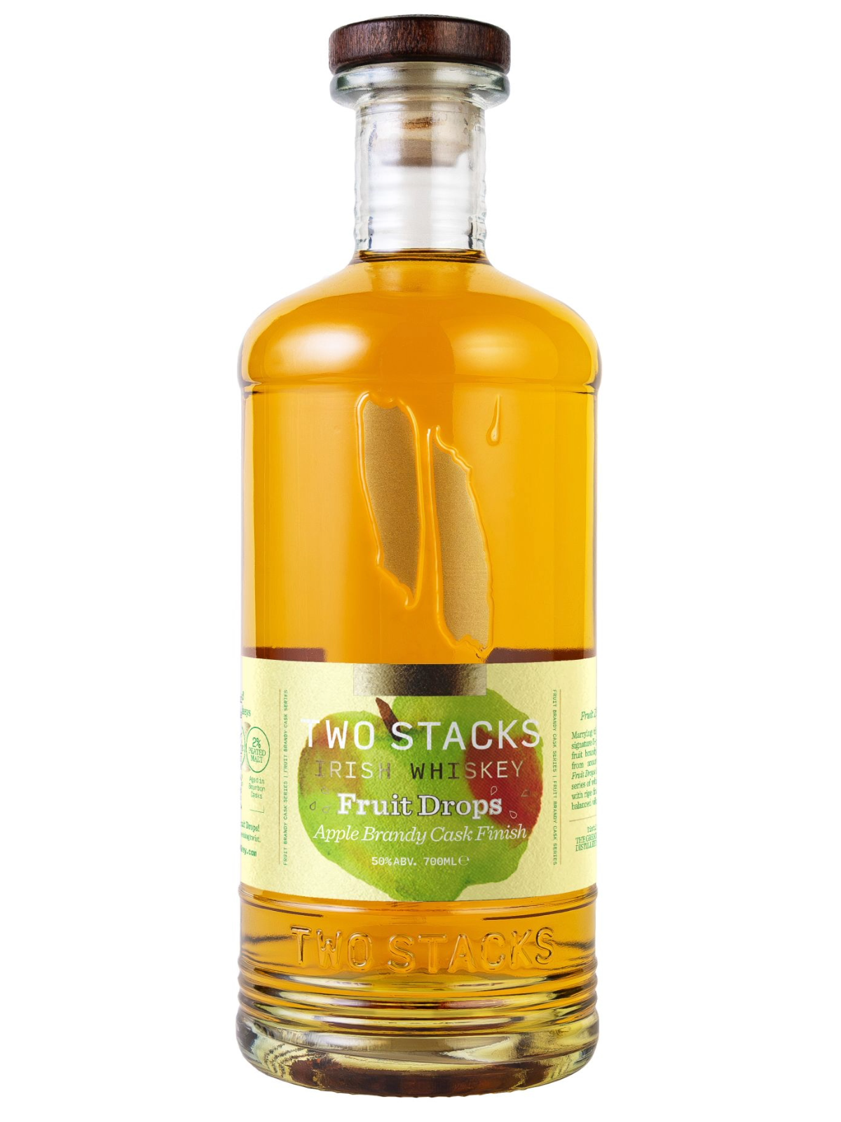 Two Stacks Fruit Drops Irish Whiskey Apple Brandy Cask Finish 50% Vol. 0,7l