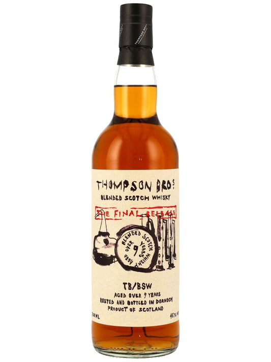 Thompson Bros. TB/BSW Blended Scotch Whisky 9 Years The Final Release