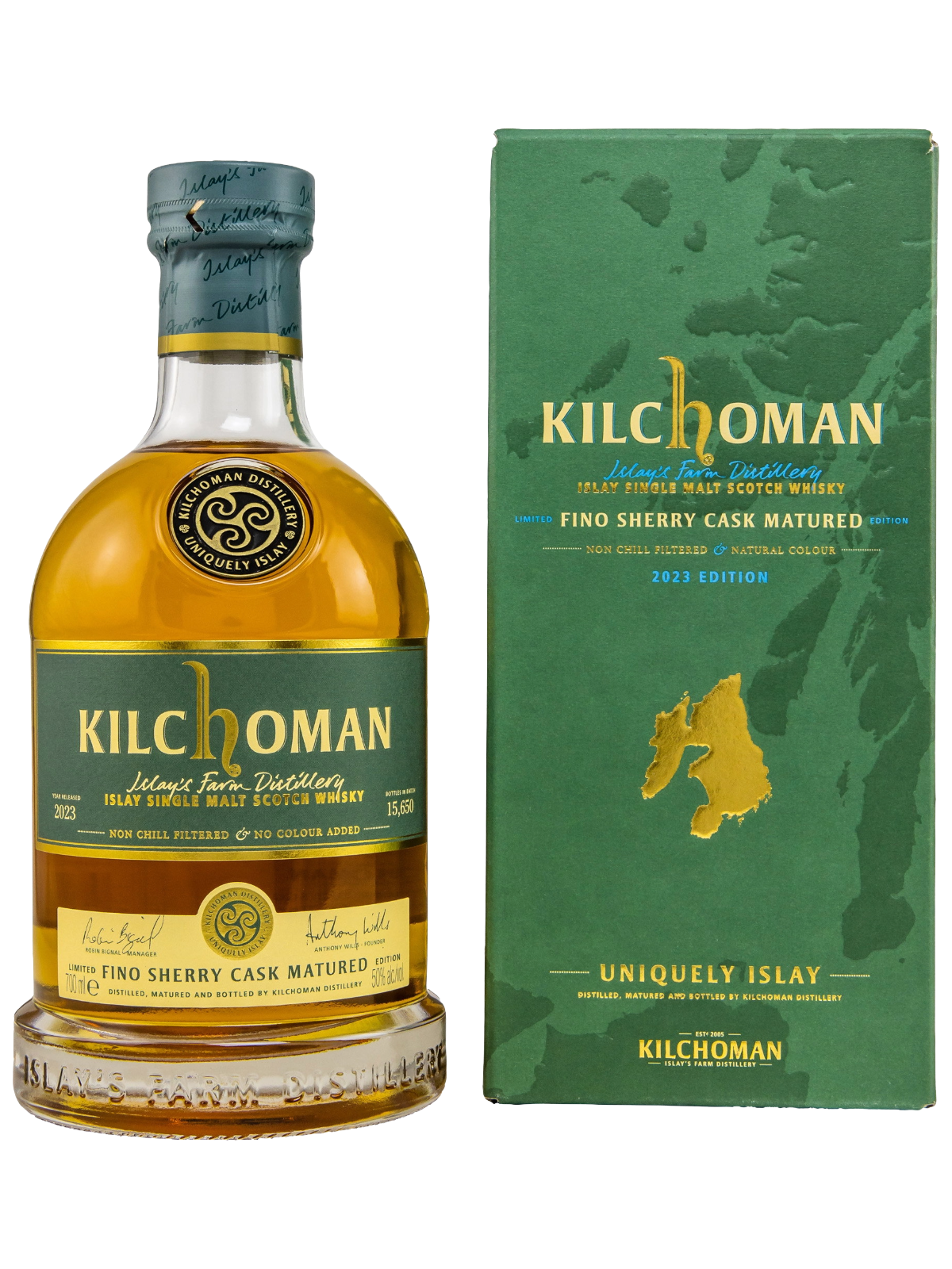 Kilchoman Fino Sherry Cask Matured Limited Edition 2023 Islay Single Malt Scotch Whisky