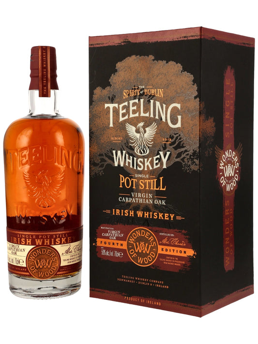 Teeling Wonders of Wood Virgin Carpathian Oak Fourth Edition Single Pot Still Irish Whiskey