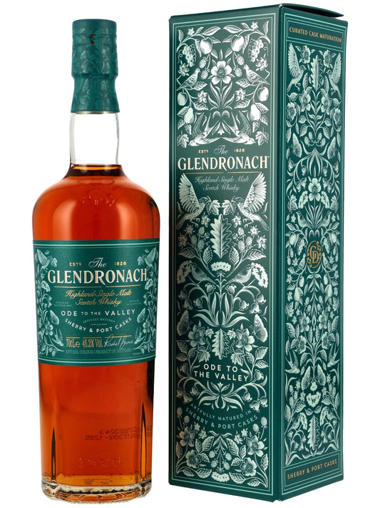 Glendronach Ode to the Valley Highland Single Malt Scotch Whisky Sherry & Ruby Port Casks