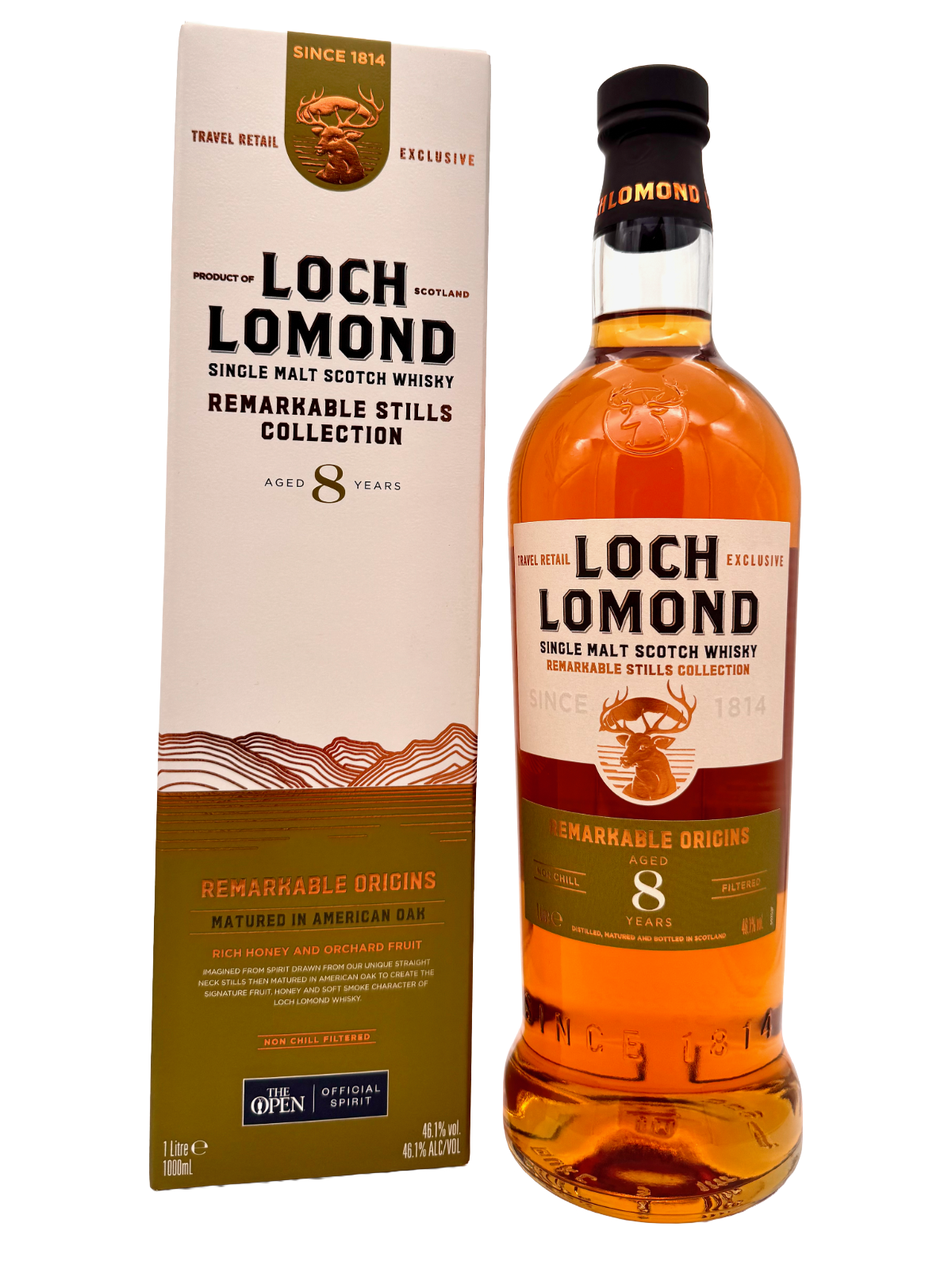 Loch Lomond Remarkable Stills Remarkable Origins 8 Jahre American Oak 1 Liter