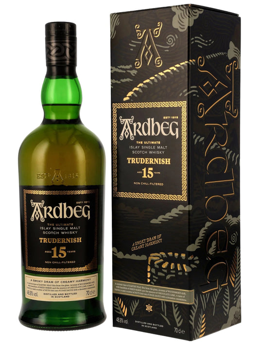 Ardbeg 15 Jahre Trudernish Islay Single Malt Scotch Whisky 0,7l mit schwarzer Geschenkbox