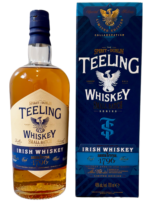 Teeling Small Batch Santa Teresa Cask Irish Whiskey mit Geschenkverpackung, 0,7 L