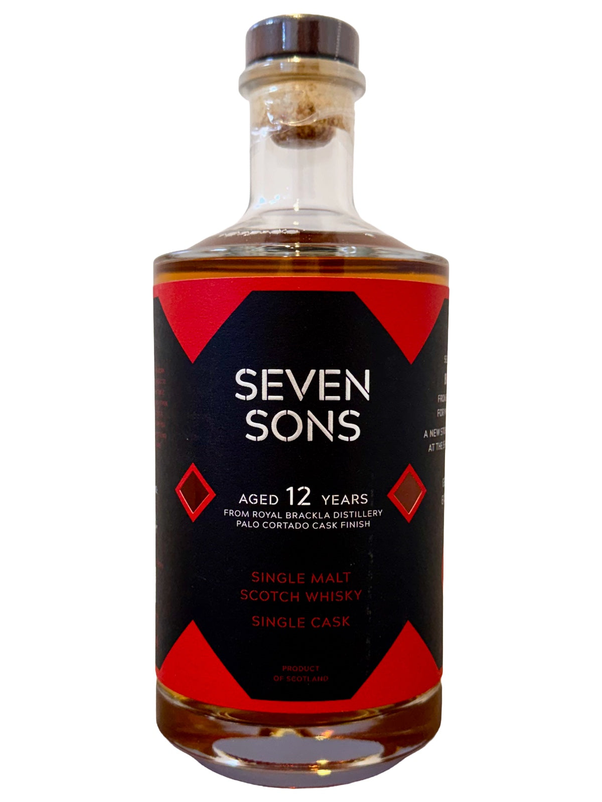 Seven Sons Royal Brackla 12 Jahre Palo Cortado Cask Finish Single Malt 0,7l Flasche