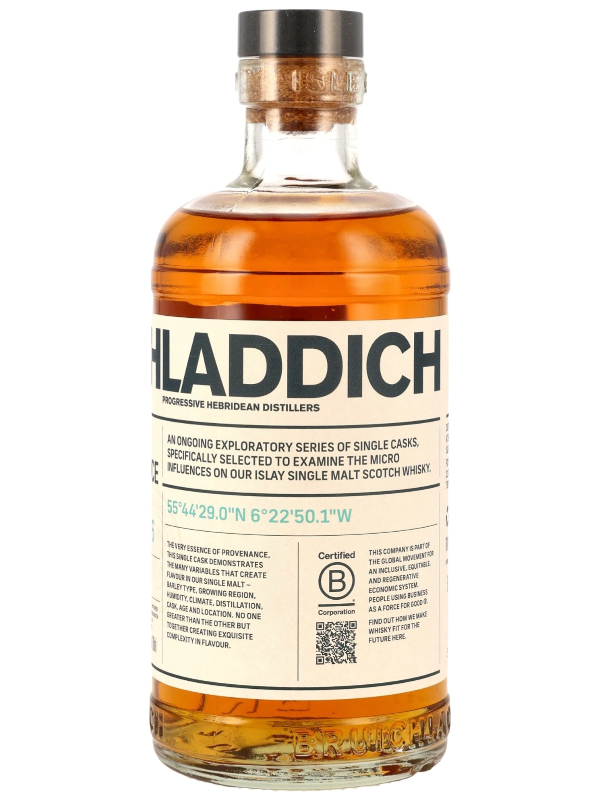 Bruichladdich Micro-Provenance Cask #1216 Seitenetikett