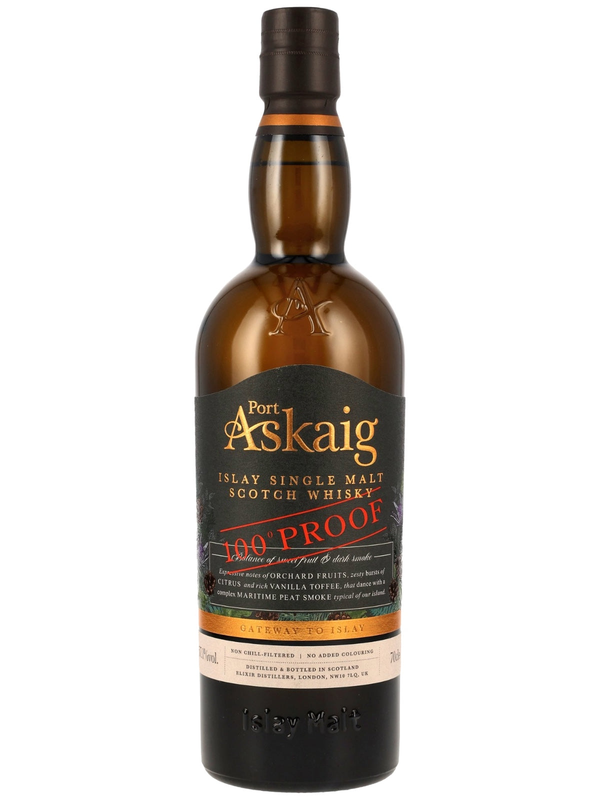 Port Askaig 100 Proof Islay Single Malt Scotch Whisky, 57,1% Vol., 0,7l