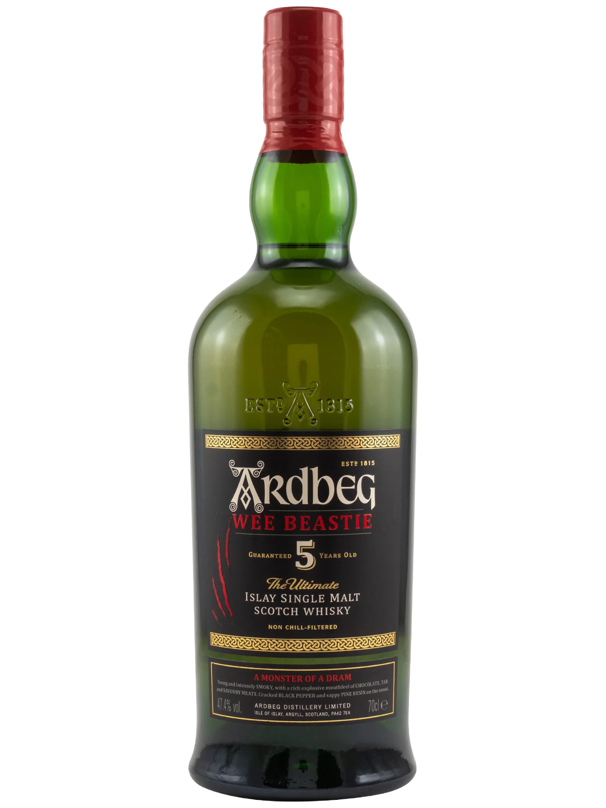 Ardbeg Wee Beastie 5 Years Old Islay Single Malt Scotch Whisky 47,4% Vol. 0,7l