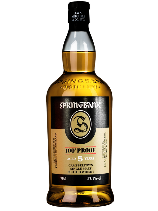 Springbank 100 Proof 5 Jahre Campbeltown Single Malt 57,1% Vol. 0,7l