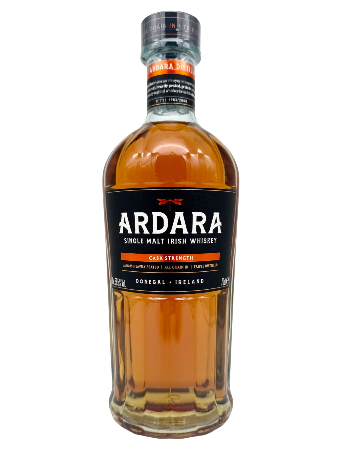 Ardara Single Malt Irish Whiskey Cask Strength, 58,5% Vol., 0,7l