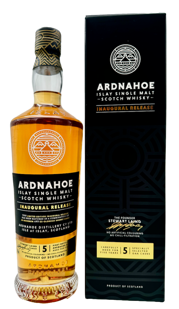 Ardnahoe 5 Jahre Inaugural Release Islay Single Malt 50% Vol. 0,7l