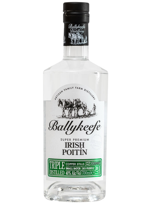 Ballykeefe Super Premium Irish Poitín Triple Distilled 40% Vol. 0,7l