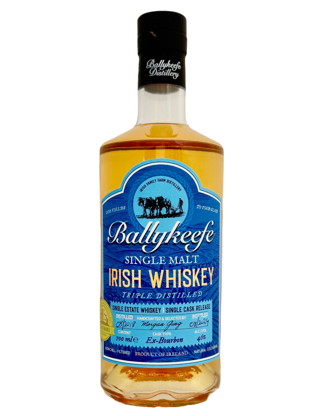 Ballykeefe 2018 Single Cask Single Malt Irish Whiskey 46% Vol. 0,7l