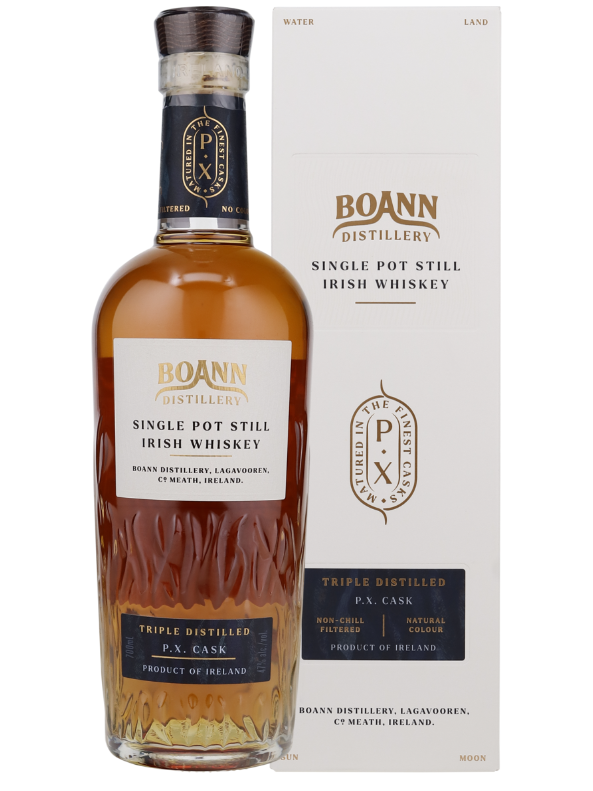 Boann PX Cask Finish Single Pot Still Irish Whiskey 47% Vol.