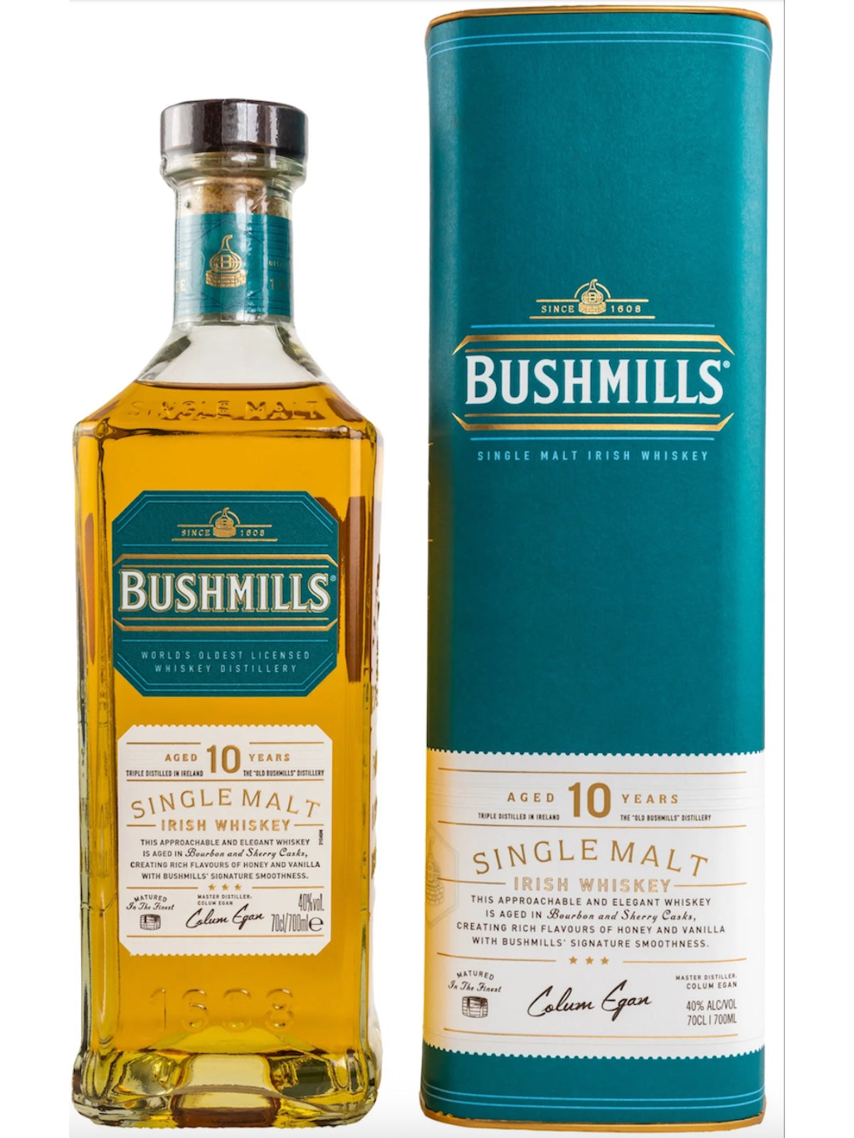 Bushmills 10 Jahre Irish Single Malt Whiskey 40% Vol. 0,7l