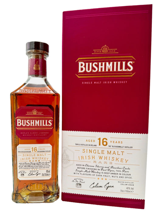 Bushmills 16 Jahre Three Wood Irish Single Malt Whiskey 40% Vol. 0,7l