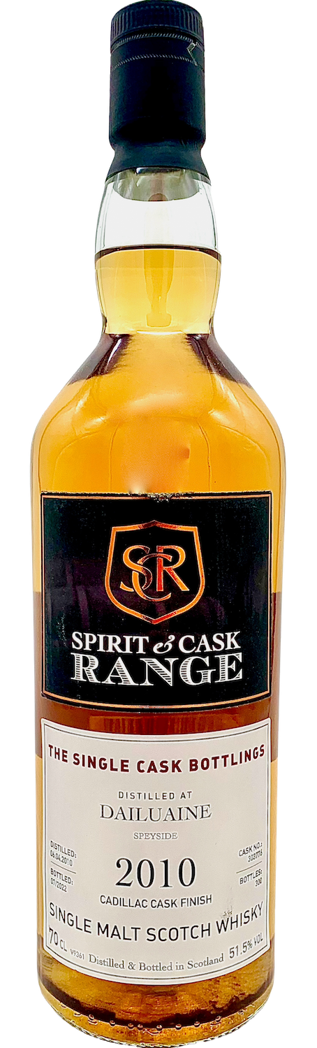 Spirit & Cask Range Dailuaine 2010 Cadillac Cask Finish Speyside Single Cask 51,5% Vol. 0,7l