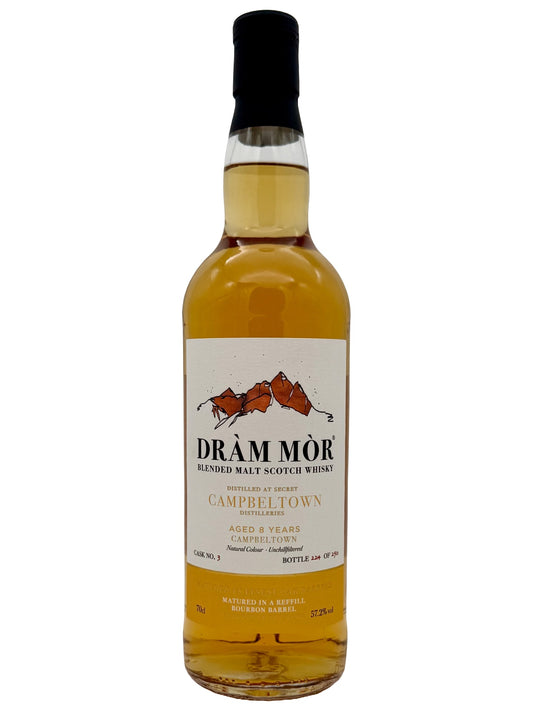 Dràm Mòr Campbeltown 8 Jahre Blended Malt Scotch Whisky Refill Bourbon Barrel 57,2% Vol. 0,7l
