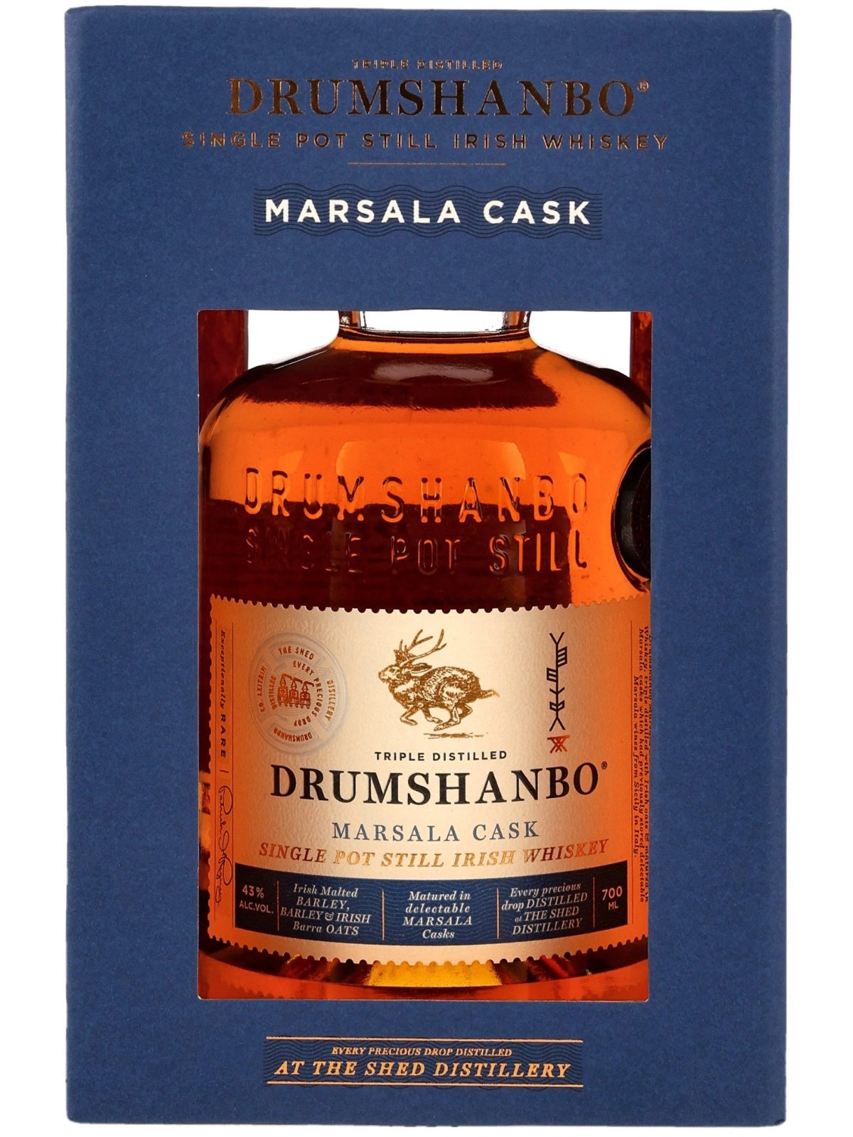 Drumshanbo Single Pot Still Irish Whiskey Marsala Cask 43% Vol. 0,7l