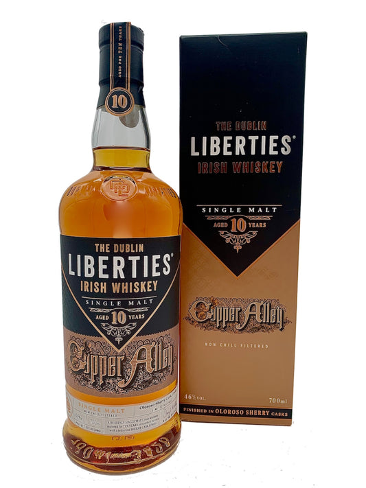 Dublin Liberties Copper Alley 10 Jahre Irish Single Malt Whiskey 46% Vol. 0,7l