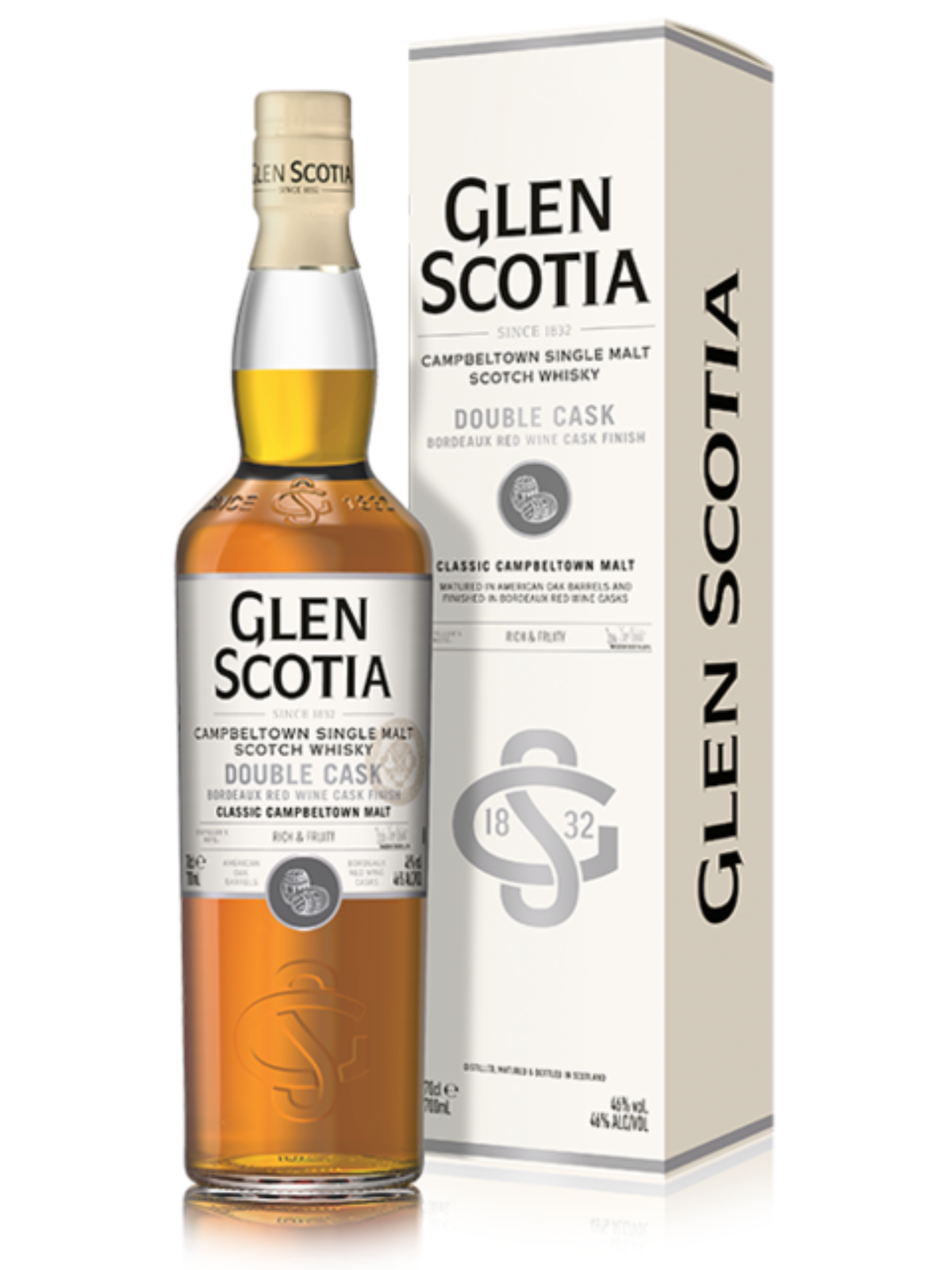 Glen Scotia Double Cask Bordeaux Red Wine Cask Finish 46% Vol. 0,7l
